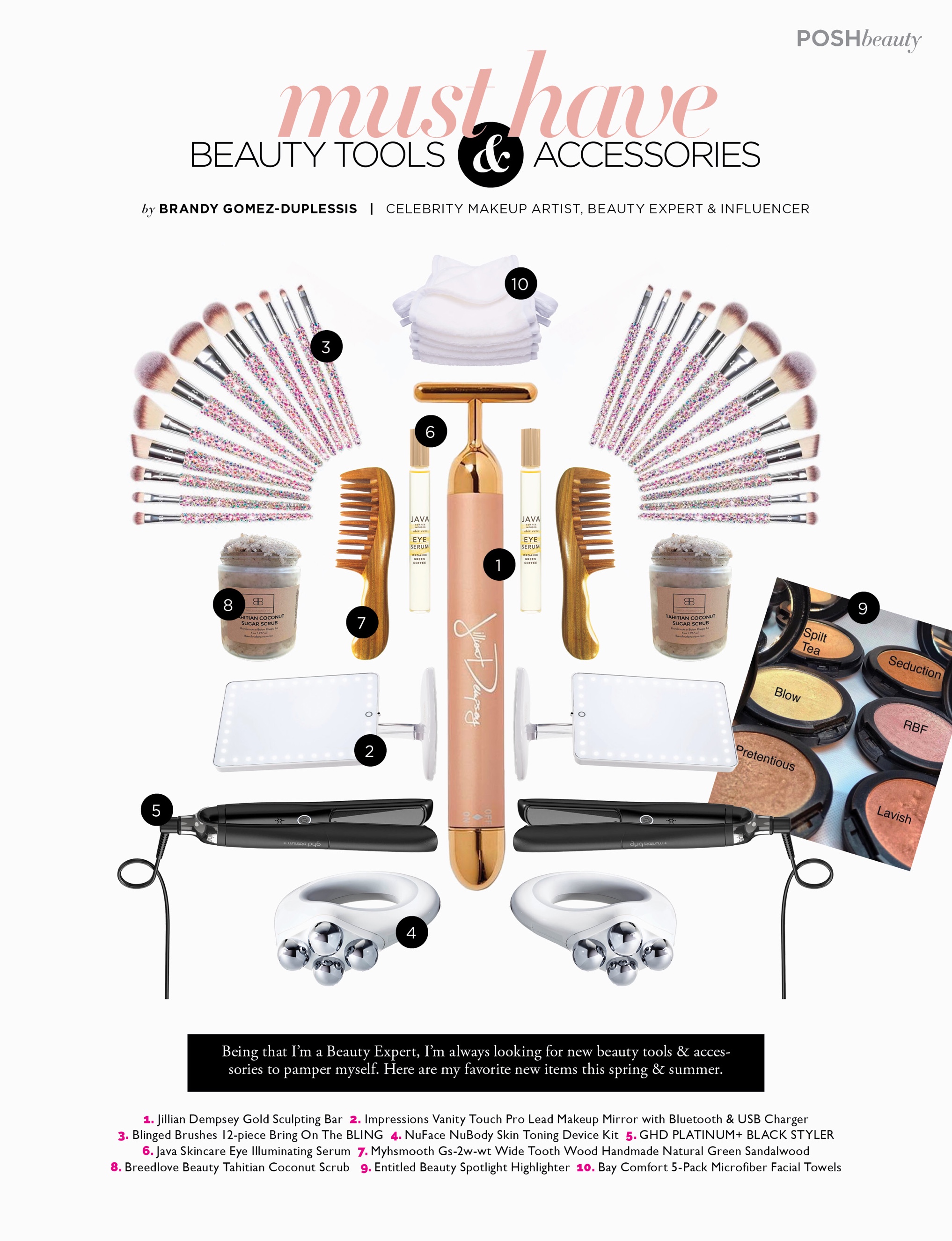 Posh Beauty Must Have Beauty Tools And Accessories This Summer